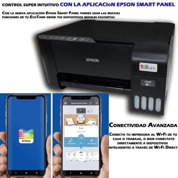 Impresora multifunción a color Epson EcoTank L3250 con wifi