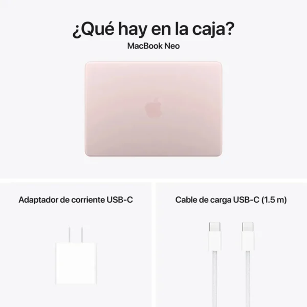 Apple 2026 Macbook Neo (de 13 Pulgadas, Chip A18 Pro De Apple Con Cpu De 6 Núcleos Y Gpu De 5 Núcleos, 8gb Memoria Unificada, 256 gb) - Rosa Rubor
