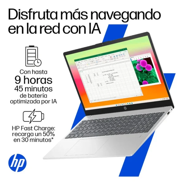Notebook HP 15-fd2351la Intel Core Ultra 5 8GB RAM 512GB SSD 15,6" Táctil FHD Windows 11