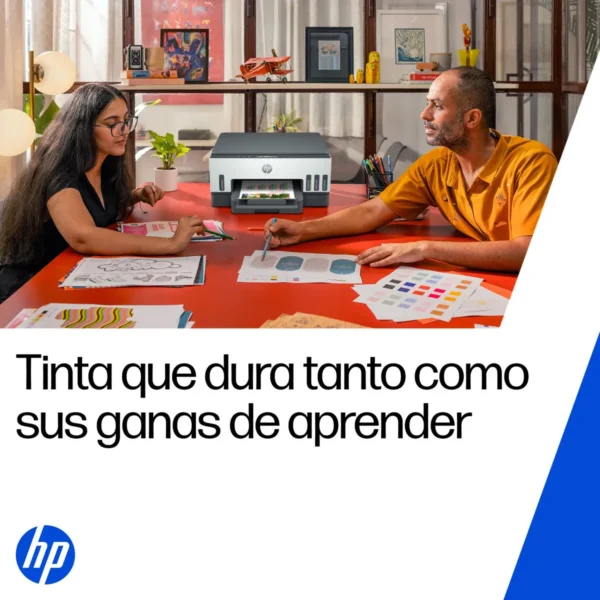 Impresora Multifuncional HP Smart Tank 720 Sistema Continuo a Color Wi-Fi Duplex (Doble Cara Automático)