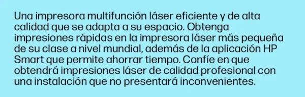 Impresora multifunción monocromática HP LaserJet M141w con wifi