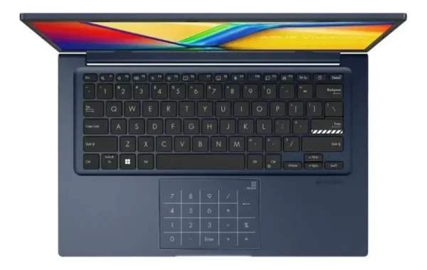 Notebook ASUS VivoBook 14" Intel Core i3-1115G4 8GB DDR4 RAM 128GB SSD NVMe Pantalla Full HD Windows 11 Home Ultradelgada + Bolso