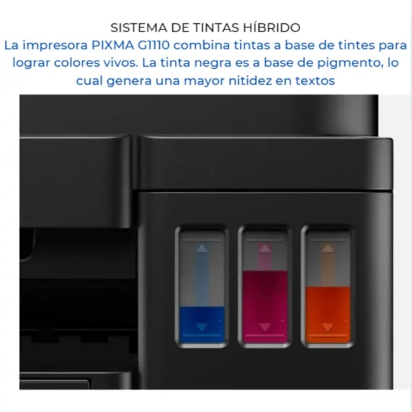 Impresora Canon Pixma G1110 Monofunción Usb Fácil Recarga Color Negro