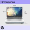 Notebook HP 15-fd0267la Intel Core i5 8GB RAM 512GB SSD 15.6" Táctil FHD Windows 11 Incluye Mochila y Mouse HP