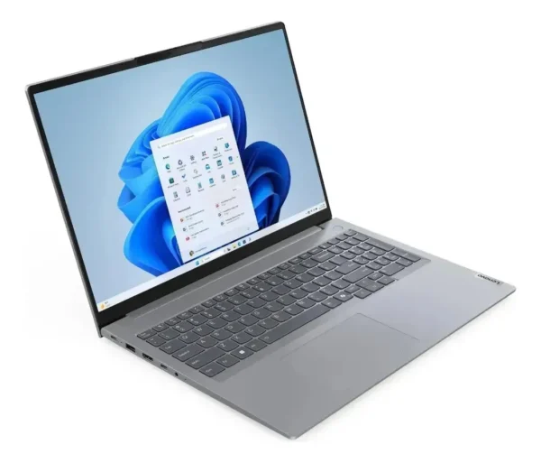 Notebook Lenovo Thinkbook Series 16 Amd Ryzen 5 7535hs 8 Gb Ddr5 512 Gb Ssd 16 1920x1200px Radeon Graphics 660m Wi-fi 6 (802.11ax) Teclado Español Windows 11 Pro Color Artic Grey