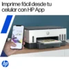 Impresora Multifuncional HP Smart Tank 720 Sistema Continuo a Color Wi-Fi Duplex (Doble Cara Automático)