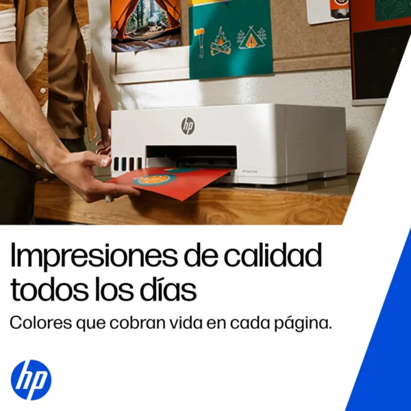 Impresora HP Smart Tank 210 Sistema Continuo Color Wi-Fi