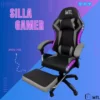 D_NQ_NP_2X_830165-MLA83467686171_042025-F.webp Silla Gamer Gris Mtl Ergonomica Masajeadora Con Luz Led Material del tapizado Cuero sintético