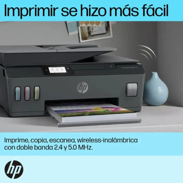 Impresora Multifuncional HP Smart Tank 530 Sistema Continuo Color Wi-Fi ADF