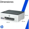 Impresora Multifuncional HP Smart Tank 580 Sistema Continuo a Color Wi-Fi 1F3Y2A