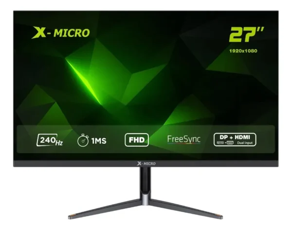 Monitor Gamer 27 X-micro Fhd Ips 240hz 1ms Hdmi X27f-s03e