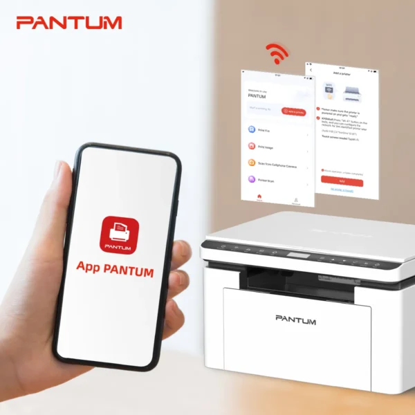 Impresora Multifunción Pantum Bm2300nw Laser Monocromatica Color Blanco