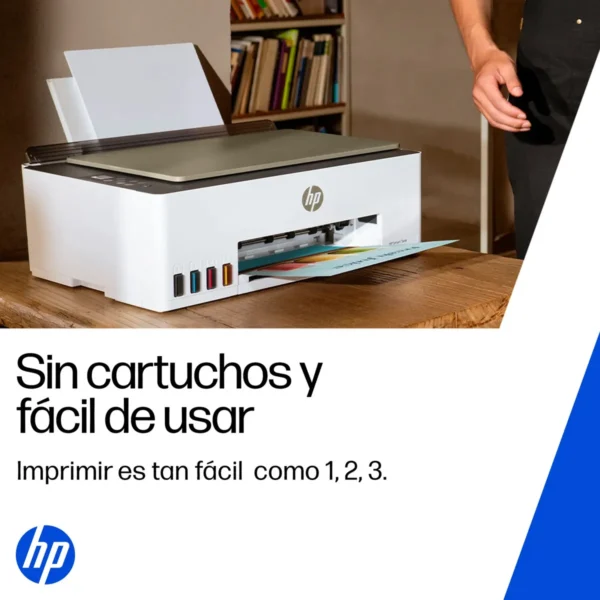 Impresora Multifuncional HP Smart Tank 583 Sistema Continuo a Color con Wi-Fi