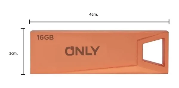 D_NQ_NP_2X_983073-MLA48427641635_122021-F.webp Pen Drive 16 Gb Clase 10 Only Metal Calidad Pendrive