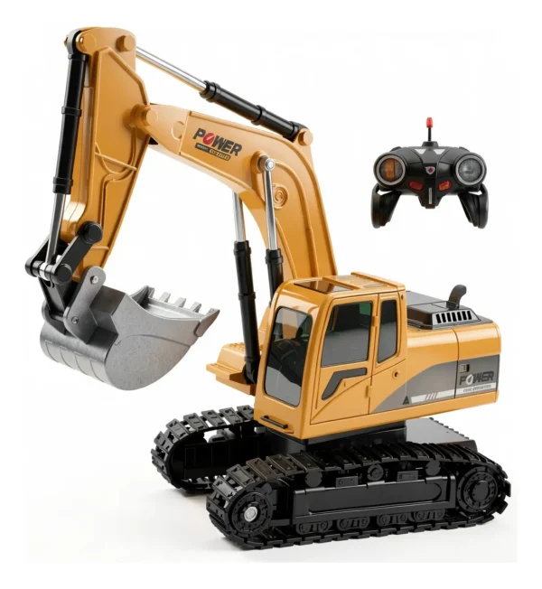 Auto Control Remoto Grua Excavadora Alta Calidad Amarillo Excavadora