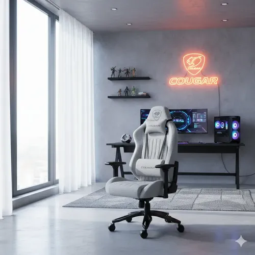 D_NQ_NP_644932-MLA101056155159_122025-O.webp Silla Gamer Ergonomica Cougar Explore Royal Gris Claro Tela Tejida