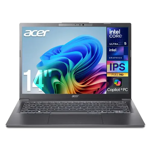 Laptop Acer Aspire 14 AI con Intel Core Ultra 5, 16GB RAM y 1TB SSD Táctil