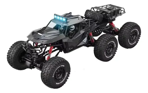 Camioneta Rc Todoterreno Control Remoto 6x6 Escala 1:8 69cm Negro