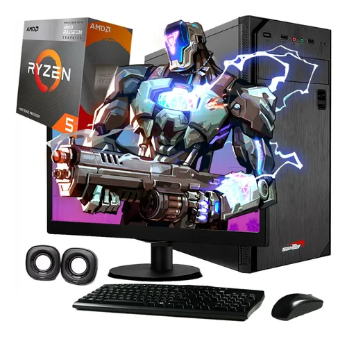 Pc Gamer Ryzen 5 16gb 500gb Computadora Escritorio Completa Cpu Diseño Gráfico Aruane