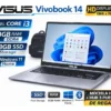 Notebook ASUS VivoBook 14" Intel Core i3-1115G4 8GB DDR4 RAM 128GB SSD NVMe Pantalla Full HD Windows 11 Home Ultradelgada + Bolso