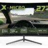 Monitor Gamer 27 X-micro Curvo Vga Hdmi 120hz 1ms X27cfe