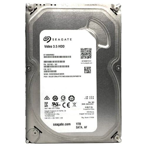 Disco Rigido 1TB 3.5 SATA 3 Seagate Pipeline Para DVR Vigilancia - Usado - Pull - Minimos Detalles Esteticos