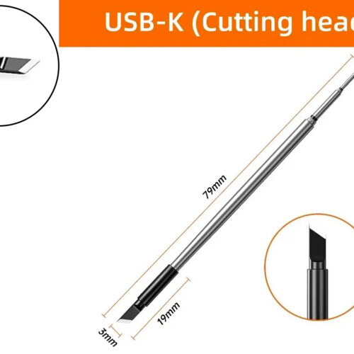 Punta De Hierro Para Soldador USB-K - Repuesto Para Soldador Cod 21325 21324 21323