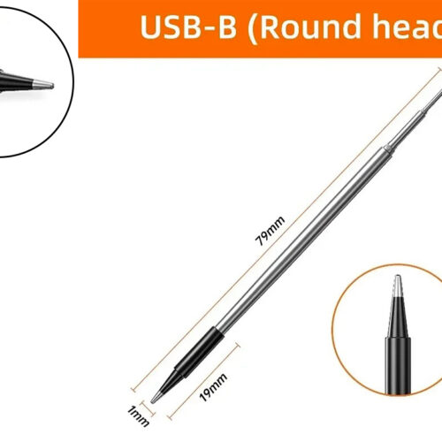 Punta De Hierro Para Soldador USB-B - Repuesto Para Soldador Cod 21325 21324 21323