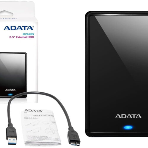 Disco Rigido 4TB Externo USB 3.2 Adata HV620S Slim Incluye Cable USB