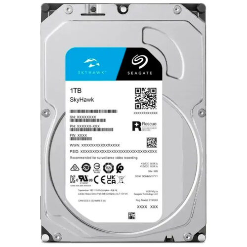 Disco Rigido 1TB 3.5 SATA 3 Seagate Skyhawk Para DVR Vigilancia - Usado - Pull - Minimos Detalles Esteticos