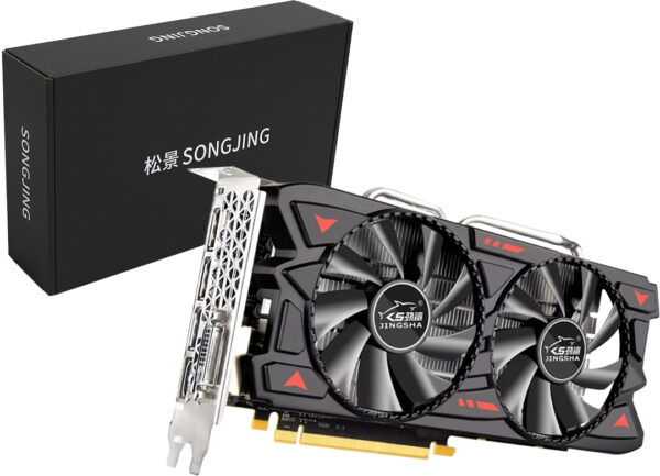 Placa De Video Szmz By Jingsha RX580 8GB GDDR5 1XDVI-D 1XHDMI 1XDISPLAYPORT 256BITS Memoria 1650MHZ GPU 1160MHZ - Requiere Alimentacion 6 Pines