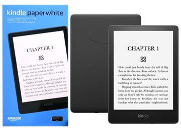 Ebook Reader Amazon Kindle Paperwhite 12TH Gen 16GB WIFI IPX8 2M Resistente Al Agua 300PPI 7 Pulgadas Tactil Negro
