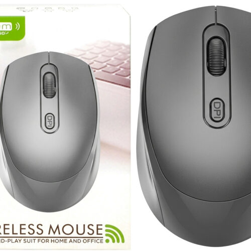 Mouse Jng Babk 2 En 1 Bluetooth + 2.4GHZ Inalambrico Hasta 1200DPI Bateria Interna Recargable Incluye Cable USB Tipo C A USB Negro