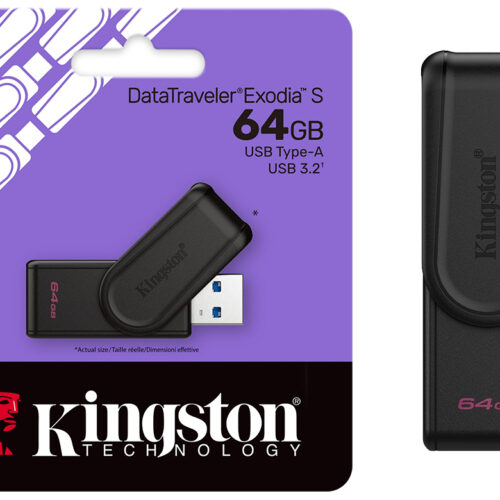 Pendrive 64GB Kingston Datatraveler Exodia S Dtxs USB 3.2