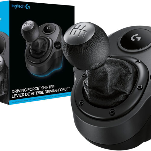 Palanca De Cambios Logitech Driving Force Shifter Para Volante Logitech G29 G920 G923 6 Velocidades Con Marcha Atras No Compatible Con PS3