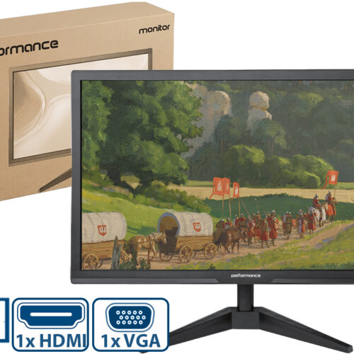 Monitor Performance 19 VGA HDMI 1440X900 PF185R Incluye Cable HDMI Y Cable De Alimentacion - Testeados