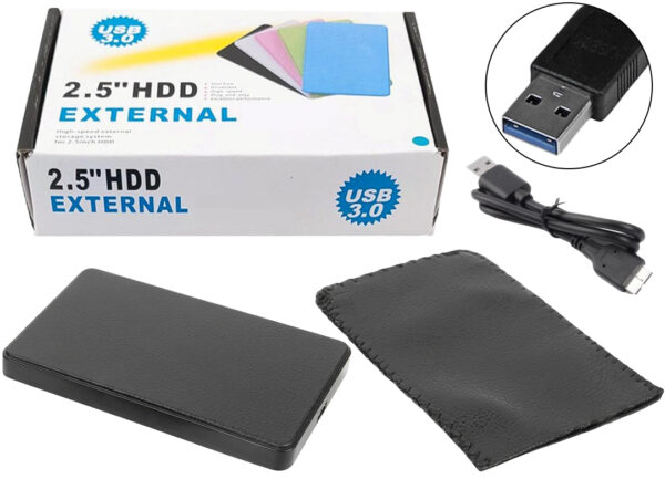 Disco Rigido 500GB Externo USB 2.0 Carry USB + Disco Seagate 7MM - Usado - Pull - Sin Detalles Esteticos