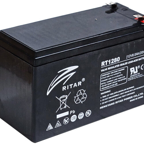 Bateria 12V 8A 151X65X94MM Gel Recargable Recomendada Para UPS Y Alarmas