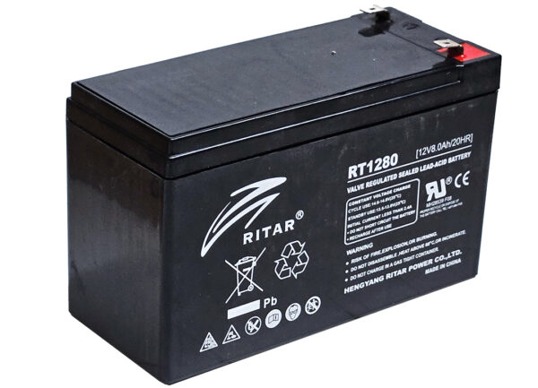 Bateria 12V 8A 151X65X94MM Gel Recargable Recomendada Para UPS Y Alarmas