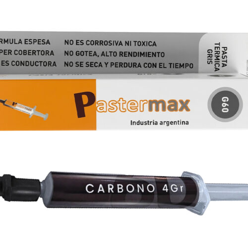 Grasa Siliconada Pastermax G60 4 Gramos Gris Carbono