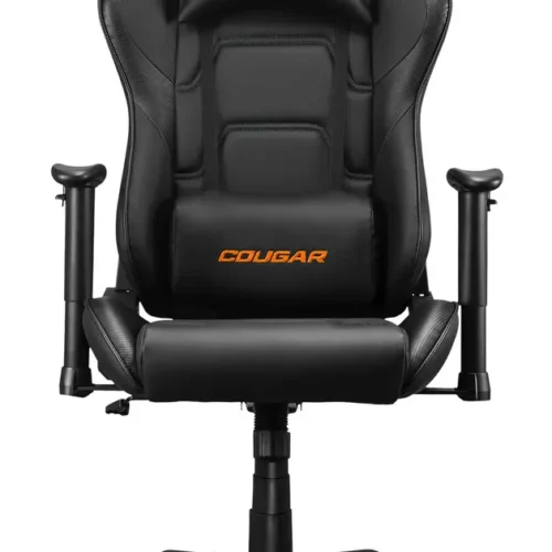 Silla Gamer Ergonómica Cougar Armor Elite Negra Cuero Sintético 120kg