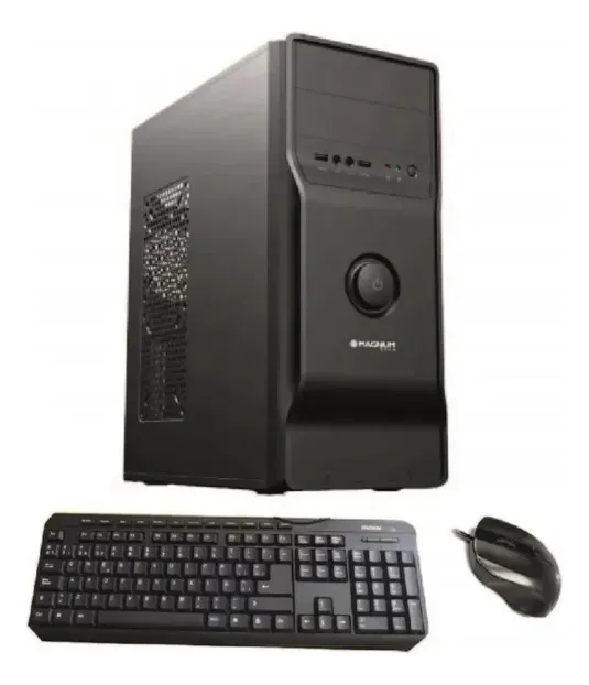 Gabinete Magnum Tech K735 Negro ATX con Fuente 600W y Accesorios