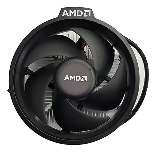 Cooler cpu Amd original wraith stealth am4 65w ventilador 92mm Negro