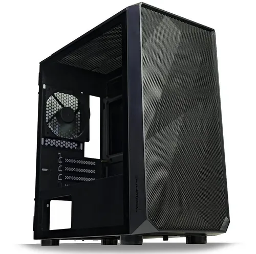 Gabinete Tecware Forge M-atx Mesh Frontal 4 Coolers 120mm !! Color Negro